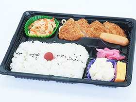 必勝　とんかつ弁当　648円(税込）